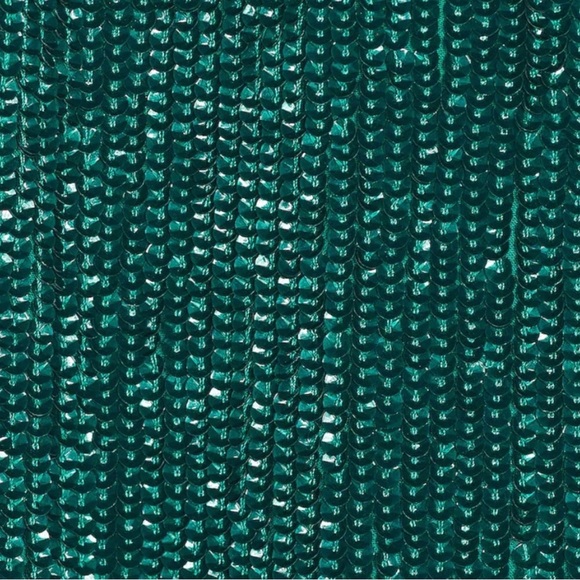 Retrofete Katya Sequin Formal Long Dress in Green S NWT - Picture 5 of 10